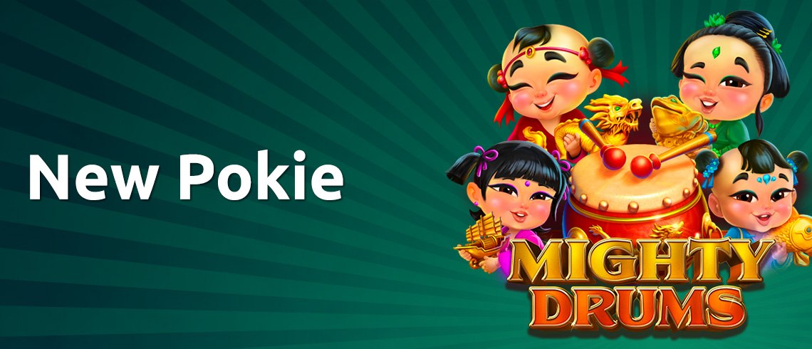 new pokie, Oriental drums, paired fish, East Asia  new pokie, Oriental drums, paired fish, East Asia