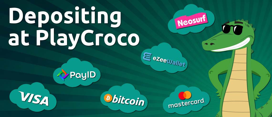 PlayCroco online casino deposit methods PlayCroco online casino deposit methods